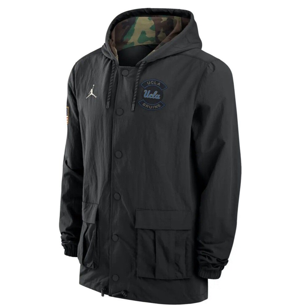 Jordan UCLA Football Team Issue PE On-Field Salute To Service Jacket Men’s Sz XL